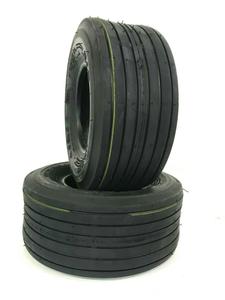 (2) Two New 11x4.00-5 4PR SMOOTH RIB LAWN MOWER TRACTOR GO KART HEAVY DUTY TIRES Cheap Finishline