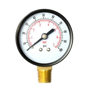 Aquatix Pro Pool Filter Pressure Gauge - Premium Spa/Pool/Aquarium Water Pressure Gauge, 2" Dial, 0-100 Psi, Bottom Mount 1/4", Compatible with Most Brands Such as Hayward, Pentair & Jandy Deals Online