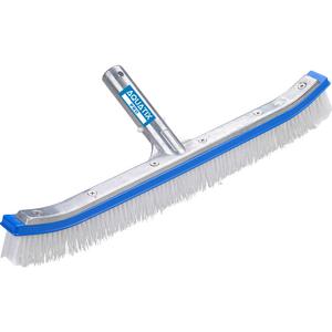 Aquatix Pro Pool Brush Head, 18" Extra Wide Aluminum Body, Nylon Bristles Safe for Vinyl, Liner & Fiberglass Pools, Reinforced Curved Ends, Swimming Pool Brushes for Cleaning Walls, Tiles & Floors Cheap Pice Outlet